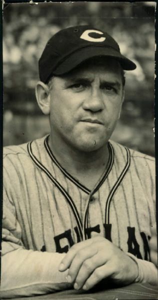 1937 Steve ONeill Cleveland Indians "The Sporting News Collection Archives" Original 4" x 7.5" Photo (Sporting News Collection Hologram/MEARS Photo LOA)