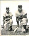 1961 Willie Davis Tom Davis Los Angeles Dodgers "The Sporting News Collection Archives" Original Photo (Sporting News Collection Hologram/MEARS Photo LOA)