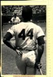 1971 Hank Aaron Atlanta Braves "The Sporting News Collection Archives" Original 7" x 10" Photo (Sporting News Collection Hologram/MEARS Photo LOA)