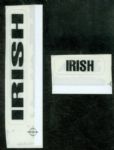 Notre Dame Fighting Irish Authentic Helmet Decal Sets (5)