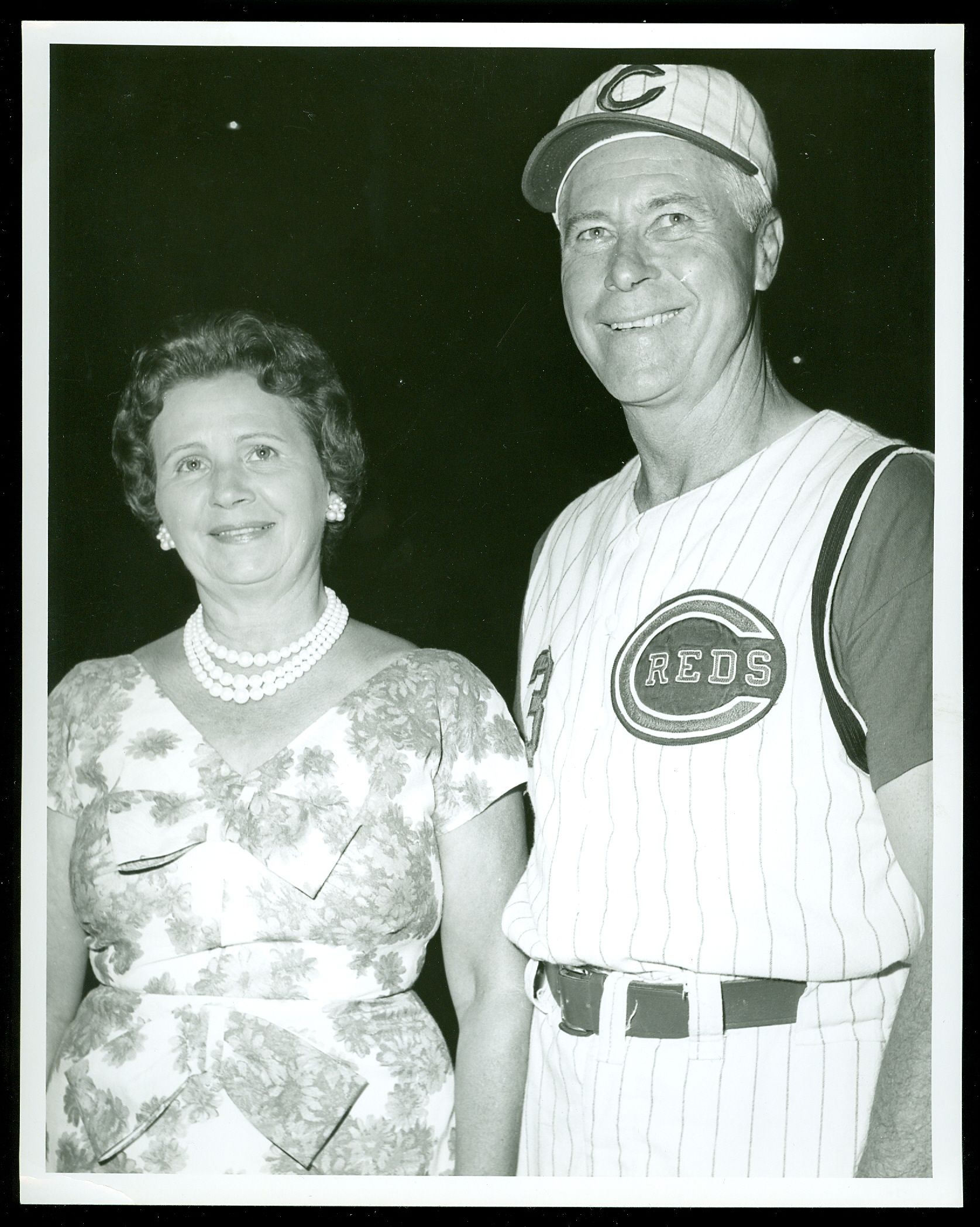 Lot Detail 196165 Cincinnati Reds Coach Jim Turner & Wife Original