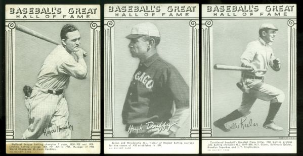 1948 Baseballs Great Hall Of Fame Exhibits (3) Rogers Hornsby