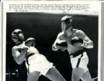 1967 Muhammad Ali in Detroit Exhibition "Chicago Sun-Times Archives" Original 8.5" x 11" Photo (Chicago Sun-Times Hologram/MEARS Photo LOA)