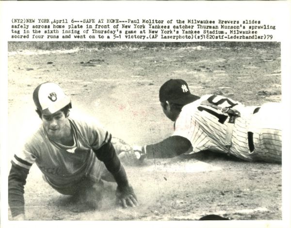1979 Paul Molitor Milwaukee Brewers "SPORT Magazine Collection Archives" Original Photo (MEARS Photo LOA)