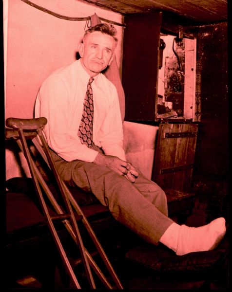 1925-30 Casey Stengel "The Sporting News" Original 3" x 4" Black And White Negative (The Sporting News Collection/MEARS Auction LOA) 