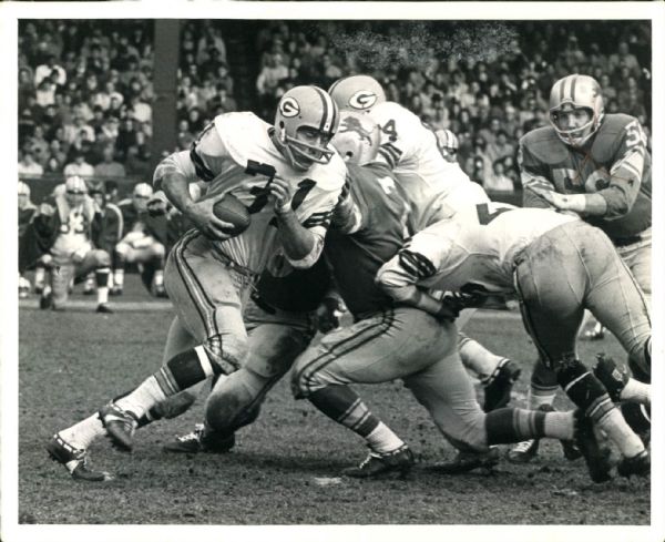 1962 Jim Taylor Green Bay Packers "The Sporting News Collection Archives" Original 8" x 10" Photo (Sporting News Collection Hologram/MEARS Photo LOA)