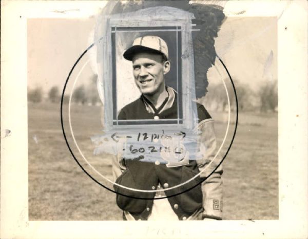 1945 Pete Gray St. Louis Browns "The Sporting News Collection Archives" Original Photo (Sporting News Collection Hologram/MEARS Photo LOA)