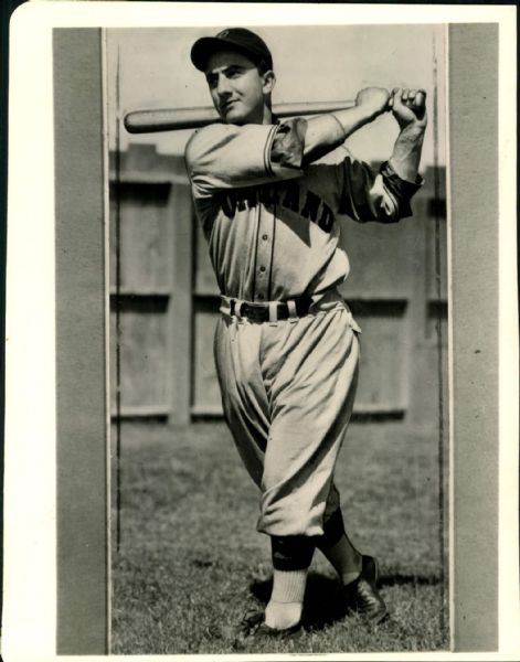 1935-43 Dario Lodigiani Oakland Oaks PCL "The Sporting News Collection Archives" Original Photos (Sporting News Collection Hologram/MEARS Photo LOA) - Lot of 2