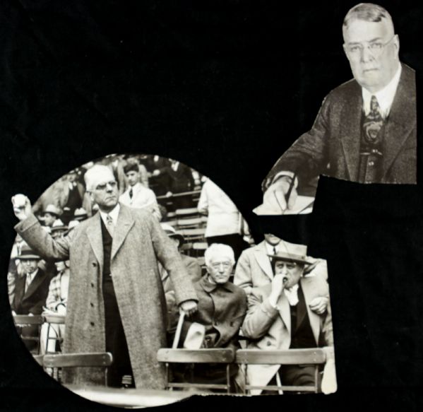 1920-59 Commissioners of Baseball and League Presidents "The Sporting News Collection Archives" Original Photos (Sporting News Collection Hologram/MEARS Photo LOA) - Lot of 10