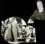 1920-59 Commissioners of Baseball and League Presidents "The Sporting News Collection Archives" Original Photos (Sporting News Collection Hologram/MEARS Photo LOA) - Lot of 10