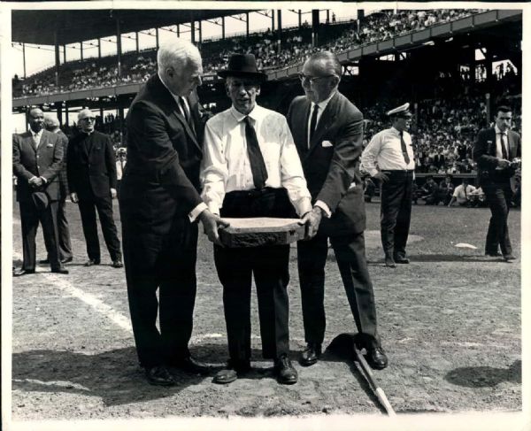 1966 August A Busch St. Louis Sportsmans Park "The Sporting News Collection Archives" Original Photo (Sporting News Collection Hologram/MEARS Photo LOA)