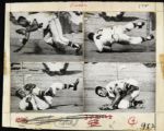 1957 Wes Covington Milwaukee Braves "The Sporting News Collection Archives" Original Photo (Sporting News Collection Hologram/MEARS Photo LOA)