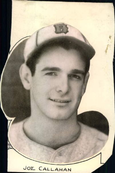 1939 Joe Callahan Boston Bees "The Sporting News Collection Archives" Original 4" x 6.5" Photo (Sporting News Collection Hologram/MEARS Photo LOA)