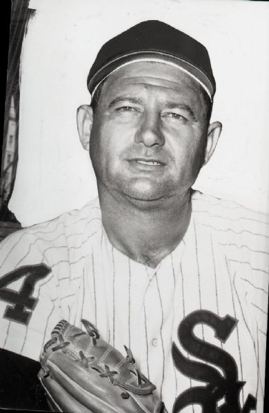 1958-62 Early Wynn Chicago White Sox "The Sporting News" Original 2.25" x 3.5" Black And White Negative (The Sporting News Collection/MEARS Auction LOA) 