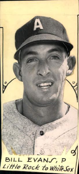 1949 Bill Evans Chicago White Sox "The Sporting News Collection Archives" Original 2.5" x 5" Photo (Sporting News Collection Hologram/MEARS Photo LOA)
