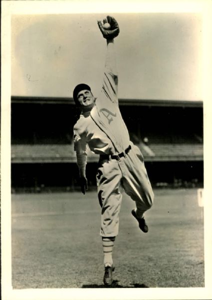 1930-31 Jimmy Moore Philadelphia Athletics "The Sporting News Collection Archives" Original 5" x 7" Photo (Sporting News Collection Hologram/MEARS Photo LOA) - Lot of 2