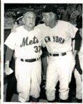 1967 Joe DiMaggio Casey Stengel "The Sporting News Collection Archives" Original 8" x 10" Photo (Sporting News Collection Hologram/MEARS Photo LOA)
