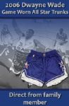 2006 Dwyane Wade Miami Heat Game Worn Signed All Star Shorts  Used For Game Winning Shot Sourced From Family Member (MEARS Auction LOA)