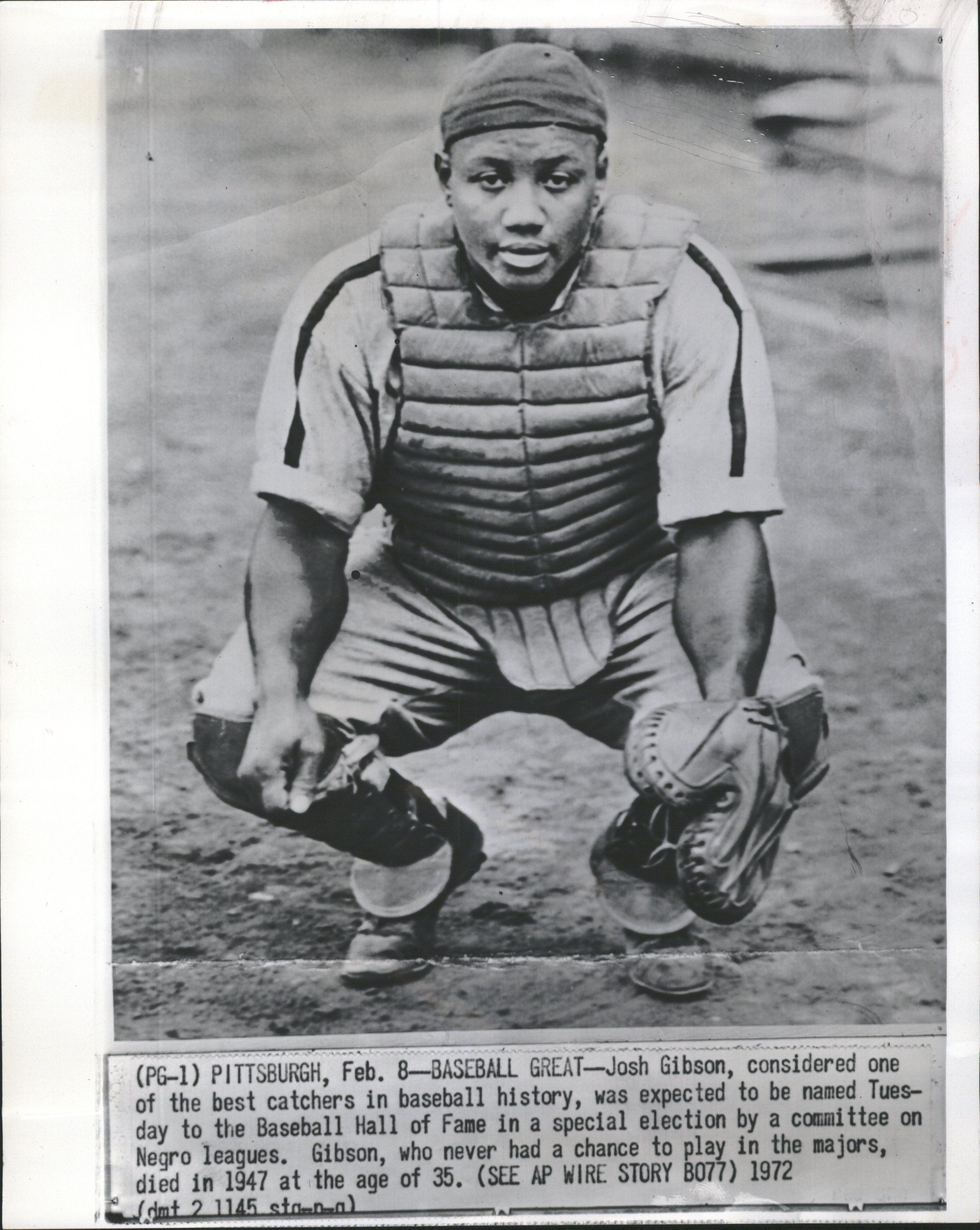 JOSH GIBSON (1911-1947). /nAmerican baseball player. Gibson, at bat, while  a member of the Homestead (Pennsylvania) Grays in the 1930's Stock Photo -  Alamy