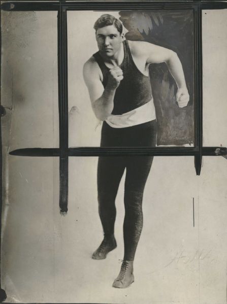 1913 Jess Willard World Heavyweight Champion "Rogers Photo Archives" Original 6.5" x 8.5" Photo (MEARS Photo LOA)