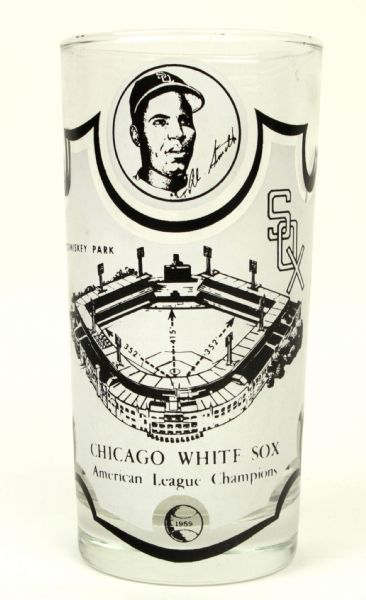 1959 Extremely Rare Al Smith Chicago White Sox AL Champions Drinking Glass