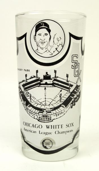 1959 Extremely Rare Al Lopez Chicago White Sox AL Champions Drinking Glass