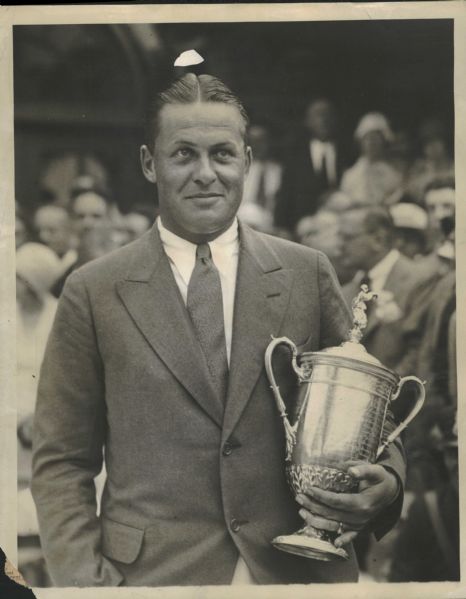 1929 Bobby Jones Winning US Open "Rogers Photo Archives" Original 8" x 10" Photo (MEARS Photo LOA)