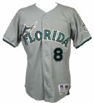 1993 Bret Barberie Florida Marlins Game Worn Inaugural Season Jersey (MEARS Auction LOA)