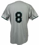 1993 Bret Barberie Florida Marlins Game Worn Inaugural Season Jersey (MEARS Auction LOA)