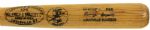 1976 George Scott Milwaukee Brewers H&B Louisville Slugger Professional Model Game Bat - Batting Practice (MEARS A7)