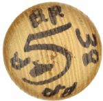 1976 George Scott Milwaukee Brewers H&B Louisville Slugger Professional Model Game Bat - Batting Practice (MEARS A7)