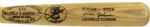 1976 Tim Johnson Milwaukee Brewers H&B Louisville Slugger Professional Model Signed Game Bat (MEARS A7)