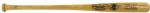 1976 Tim Johnson Milwaukee Brewers H&B Louisville Slugger Professional Model Signed Game Bat (MEARS A7)