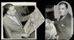 1920-59 Commissioners of Baseball and League Presidents The Sporting News Collection Archives Original Photos (Sporting News Collection Hologram/MEARS Photo LOA) - Lot of 10