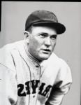 1928 Rogers Hornsby Boston Braves "The Sporting News" Original 3" x 3.75" Black And White Negative (The Sporting News Collection/MEARS Auction LOA) 