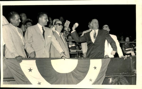 1958 Dr. Arturo Bengochea President Cuban Winter League "The Sporting News Collection Archives" Original Photo (Sporting News Collection Hologram/MEARS Photo LOA)