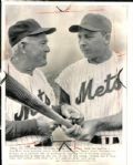 1952-63 Rogers Hornsby St. Louis Browns New York Mets The Sporting News Collection Archives Original Photos (Sporting News Collection Hologram/MEARS Photo LOA) - Lot of 2