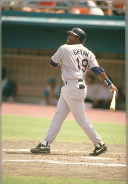 1991-93 Tony Gwynn San Diego Padres "The Sporting News" Original Full Color Negative Slides (The Sporting News Collection/MEARS Auction LOA) - Lot of 12