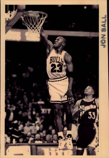 1993 Michael Jordan Chicago Bulls "Chicago Sun-Times" Original Type 1 6 3/4" x 10" Photo (Sun Times Hologram/MEARS Type 1 Photo LOA)