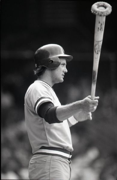 1973-82 George Brett Kansas City Royals "The Sporting News" Original 2.25" x 3.5" Black And White Negative (The Sporting News Collection/MEARS Auction LOA) 