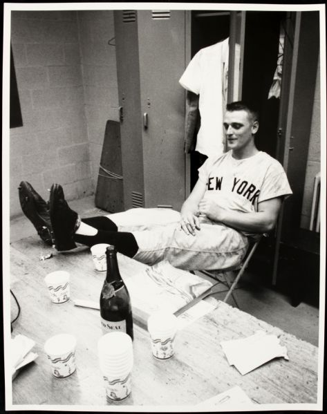 1960s Depiction of Roger Maris New York Yankees 11" x 14" Arthur Rickerby Studio Print