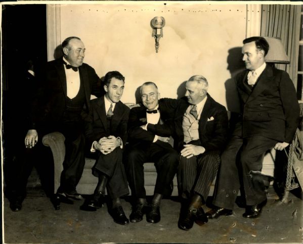 1934-42 Ford Frick Gerald Nugent "The Sporting News Collection Archives" Original Photo (Sporting News Collection Hologram/MEARS Photo LOA)