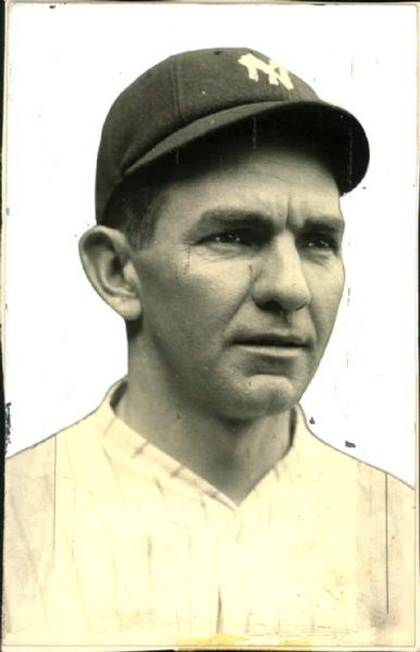 1922 Bob Shawkey New York Yankees "The Sporting News Collection Archives" Original Photo (Sporting News Collection Hologram/MEARS Photo LOA)