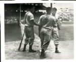 1936-72 Buck Leonard Homestead Grays Negro League The Sporting News Collection Archives Modern Prints (Sporting News Collection Hologram/MEARS Photo LOA) - Lot of 4