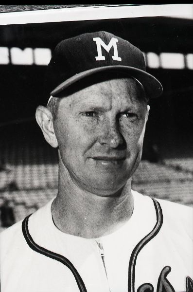 1957-60 Red Schoendienst Milwaukee Braves "The Sporting News" Original 2" x 3" Black And White Negative (The Sporting News Collection/MEARS Auction LOA) 
