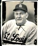 1952-63 Rogers Hornsby St. Louis Browns New York Mets "The Sporting News Collection Archives" Original Photos (Sporting News Collection Hologram/MEARS Photo LOA) - Lot of 2