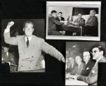 1920-59 Commissioners of Baseball and League Presidents The Sporting News Collection Archives Original Photos (Sporting News Collection Hologram/MEARS Photo LOA) - Lot of 10