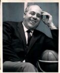 1966-81 Red Auerbach The Sporting News Collection Archives Original Photos (Sporting News Collection Hologram/MEARS Photo LOA) - Lot of 3