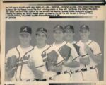 1971-93 Atlanta Braves The Sporting News Collection Archives Original Photos (Sporting News Collection Hologram/MEARS Photo LOA) - Lot of 24