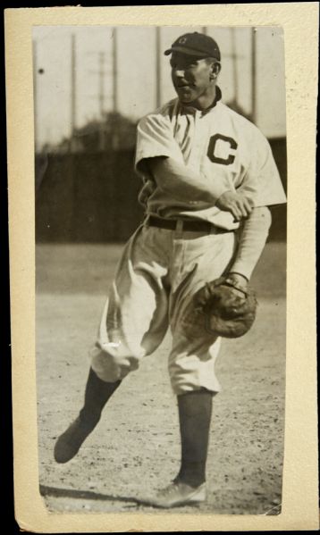 1911-14 Steve ONeill Cleveland Indians "The Sporting News Collection Archives" Original Photo (Sporting News Collection Hologram/MEARS Photo LOA)